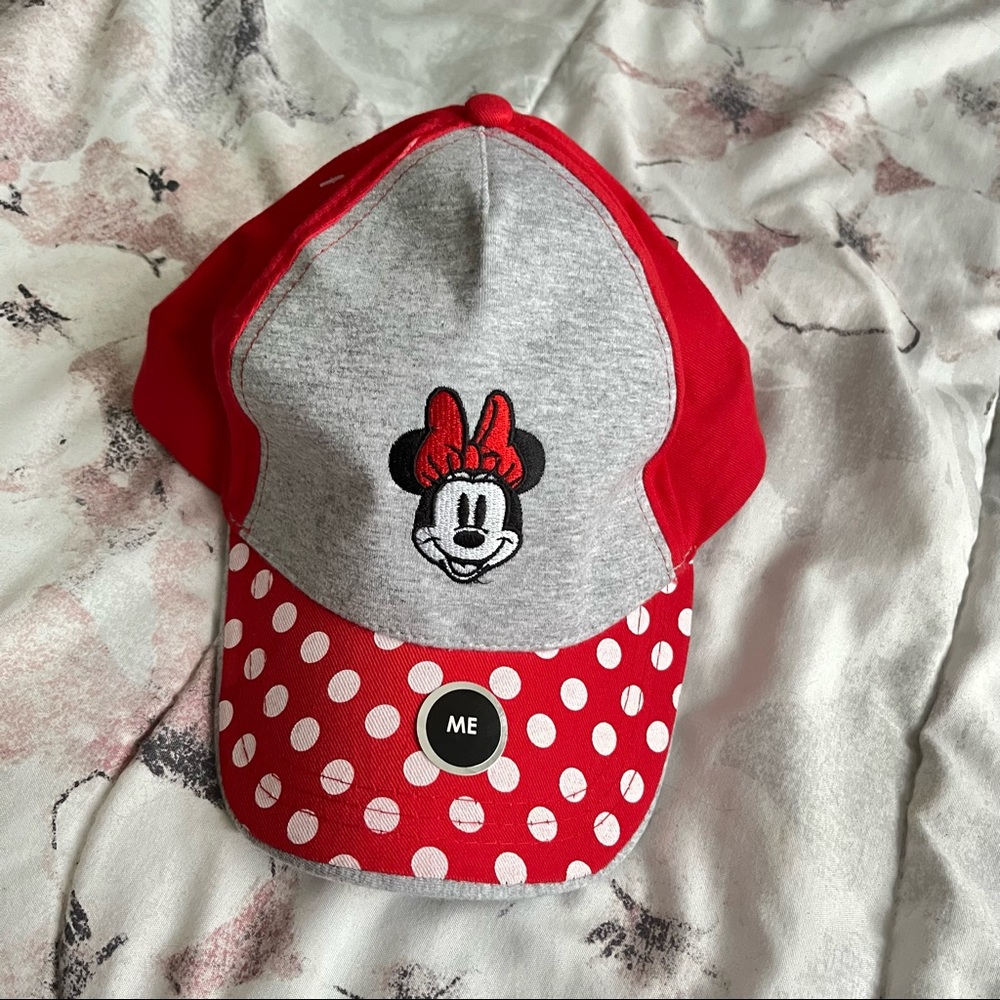 Disney Minnie Mouse Baseball Hats Caps Polka Dots Visors.